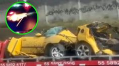 VIDEO: Momento exacto del choque de un auto contra un árbol en la México - Querétaro que dejó 5 muertos