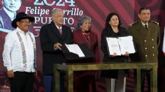 AMLO firma las reformas de la Guardia Nacional y de los Pueblos Indígenas en su última Mañanera