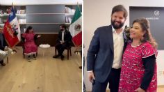 Presidente chileno Gabriel Boric se reúne con Clara Brugada, quien le comparte la experiencia de las "Utopías"