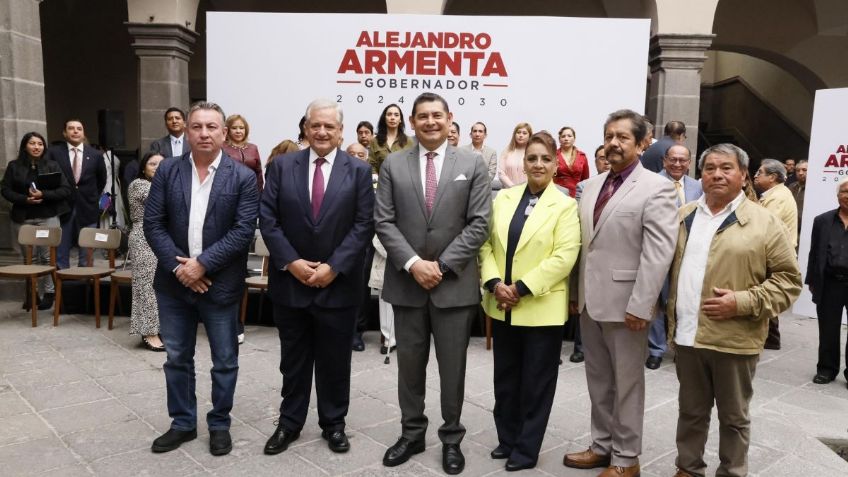 Alejandro Armenta, gobernador electo de Puebla, continúa nombramientos