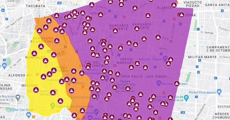 mapa benito juarez