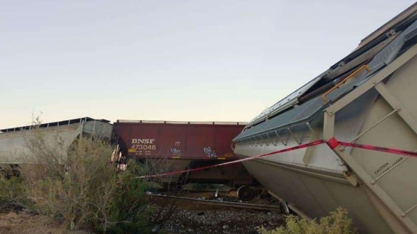 Tren se descarrila en Ciudad Juárez y deja a 10 migrantes heridos