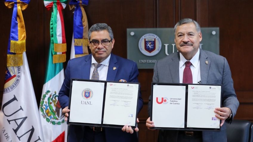 Firma UANL acuerdos con Universidad Católica de Cuenca