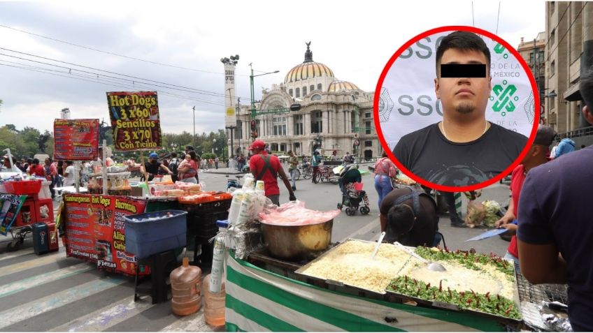 Cae 'El Luchador', acusado de arrojarle un hielo a un funcionario durante manifestación en Eje Central