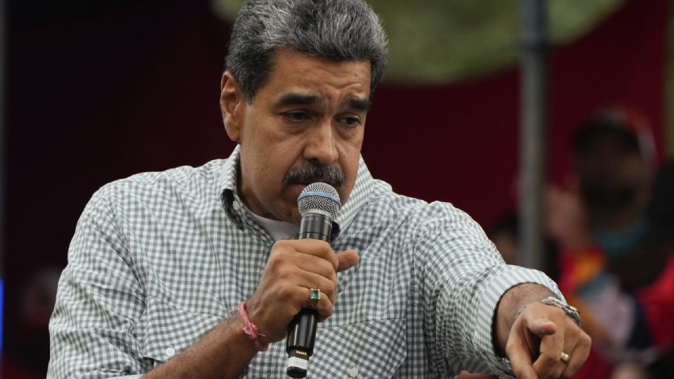 Nicolás Maduro, gobernante venezolano, durante un discurso en Caracas.