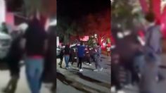 VIDEO: sujetos vandalizan patrulla de la Guardia Nacional tras persecución