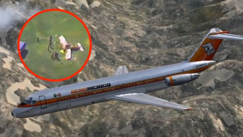 Fatal accidente: VIDEO muestra el momento en el que una avioneta se estrella en el aire contra un avión mexicano