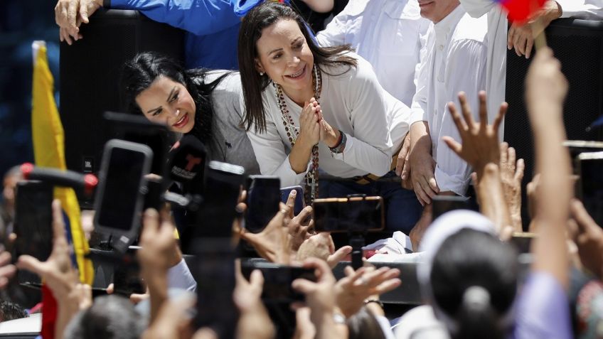 María Corina Machado pide apoyo del mundo para reconocer victoria de Edmundo González