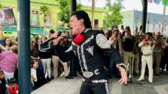 Pedro Fernández sorprende con concierto gratis en Garibaldi: VIDEO