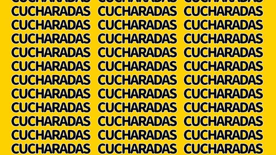 Sólo una mente distinta puede encontrar la palabra 'CUCARACHAS’ en menos de 10 segundos. Fuente: lavoz.com.ar