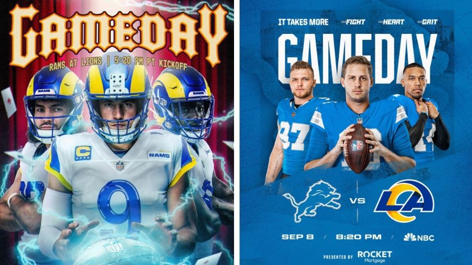 Para los Lions les espera un debut por demás complicado, ya que se enfrentarán a Los Angeles Rams. 