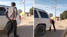 Exhiben a joven arrastrando perro amarrado a su camioneta en calles de Sonora | VIDEO