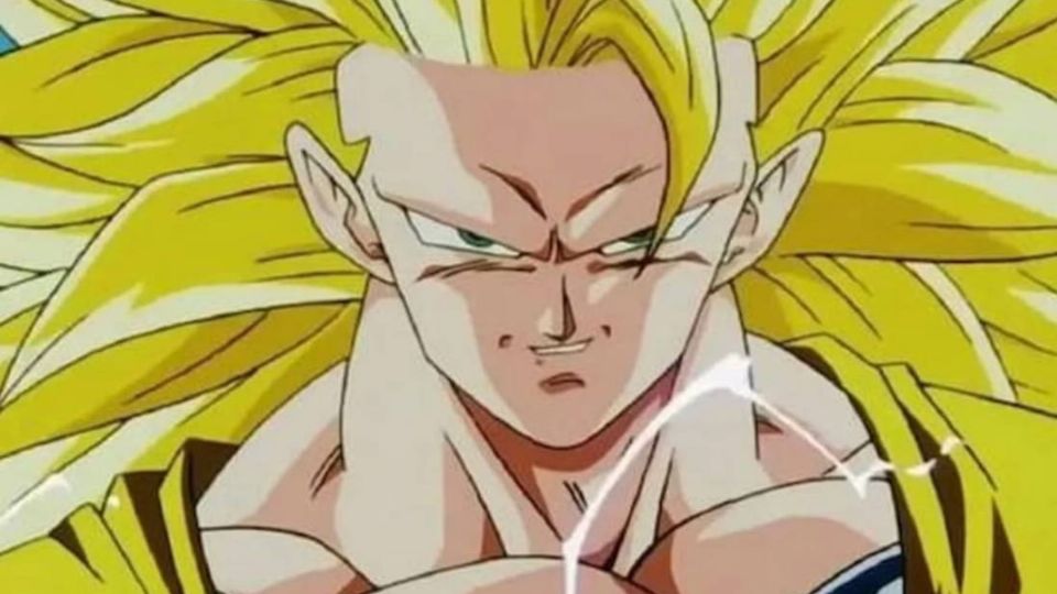 Así es el primer boceto del Gokú Super Saiyajin 3, creado por el mangaka. Fuente: El Heraldo de México