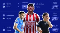 Chivas vs Santos, Cruz Azul vs Atlas y Atlético San Luis vs Tigres: ¿a qué hora y dónde ver la jornada 1 de la Liga MX?