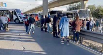 Bloquean la autopista México-Querétaro, hay fila hasta caseta de Tepoztlán | ALTERNATIVAS