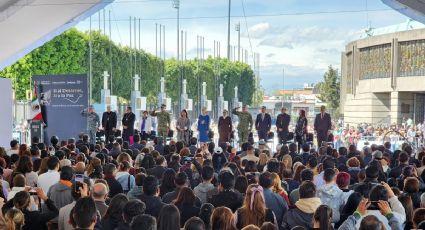 "Sí al desarme, sí a la paz enseña al mundo que en México construimos justicia", afirma Claudia Sheinbaum