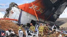 Cajas negras de avión accidentado en Corea del Sur dejaron de grabar cuatro minutos antes del desastre