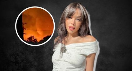 Danna fue evacuada de su casa en California por el incendio forestal y así reportó su estado de salud