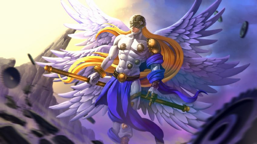 Cómo luciría el heroico Angemon de Digimon si fuera real, según la Inteligencia Artificial