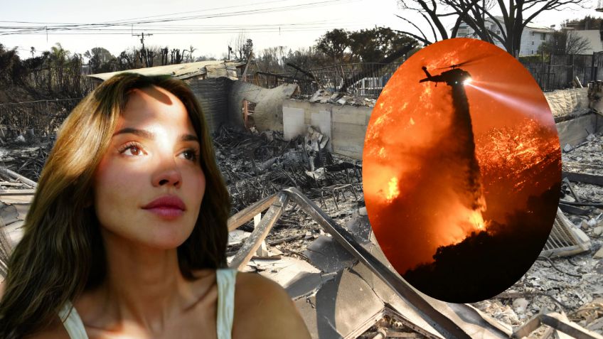 Eiza Gonzáles realiza jugosa donación para las familias latinas que "perdieron todo" en los incendios de California