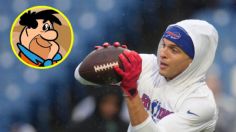 Mack Hollins, de Buffalo Bills, llegó disfrazado de Pedro Picapiedra a su juego contra Denver Broncos | VIDEO