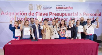 Avanza la justicia laboral en Guerrero: Evelyn Salgado entrega plazas a trabajadores administrativos y de apoyo al servicio de la educación