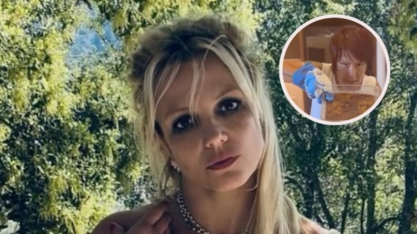 Alejandra Guzmán es comparada con Britney Spears por su semblante en un video cocinando