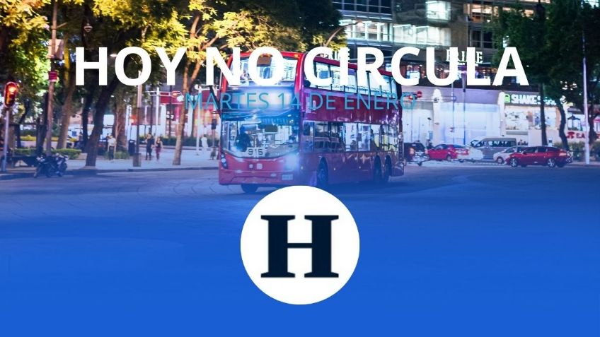 Hoy No Circula: ¿qué autos descansan este MARTES 14 de enero en CDMX y Edomex?