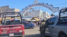 Policía y Ejército realiza operativo en Central de Abastos de Puebla