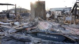 Foto que representa a Sube a 25 el número de muertos por incendios forestales en California