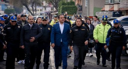 Janecarlo Lozano encabeza operativo policial en colonia Providencia