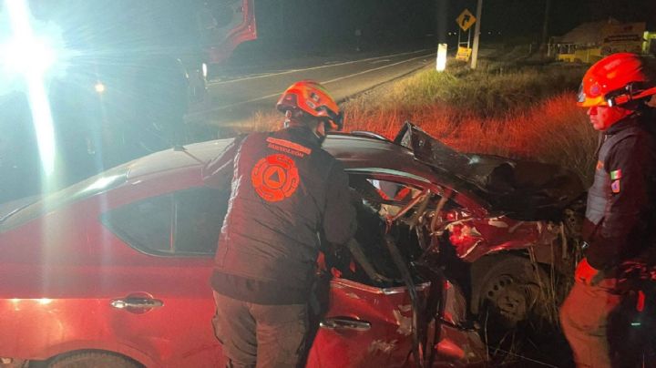 Intentan ganarle el paso al tren y sufren fatal choque; un hombre y una mujer murieron