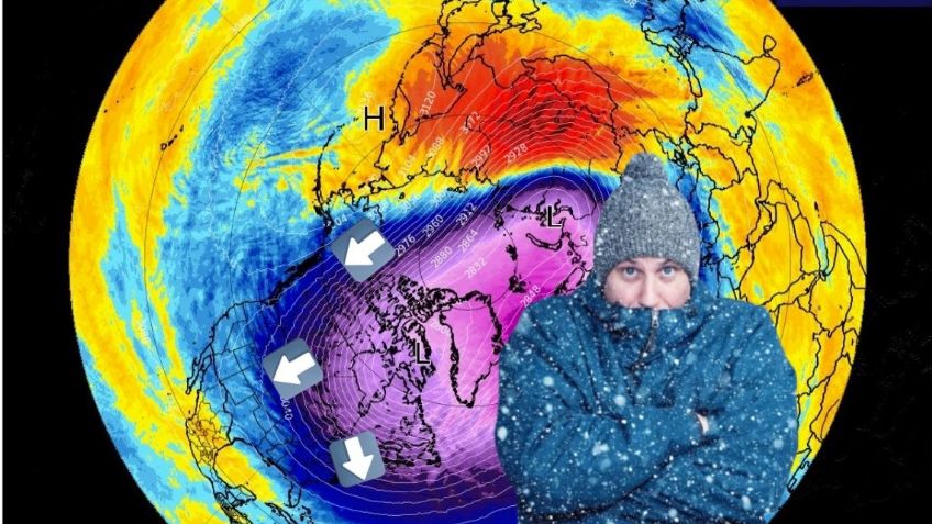 Vórtice Polar "empujará" frío a México durante dos semanas más