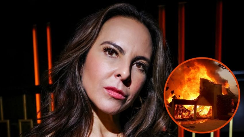 "Tengo cuatro noches sin dormir": Kate del Castillo habla sobre la situación de su casa ante los incendios en Los Ángeles