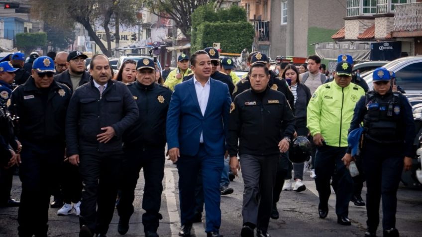 Janecarlo Lozano encabeza operativo policial en colonia Providencia