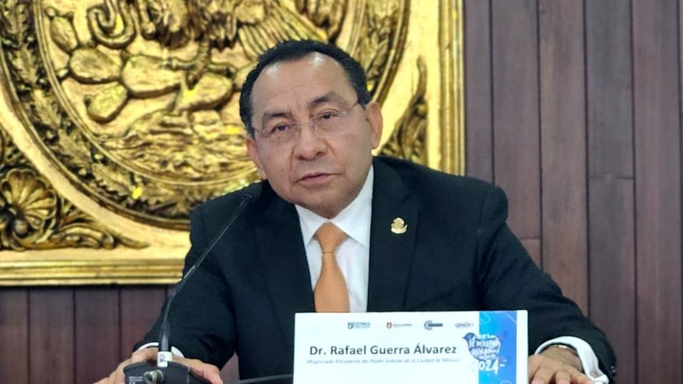 El presidente del Poder Judicial de la Ciudad De México, Rafael Guerra Álvarez.