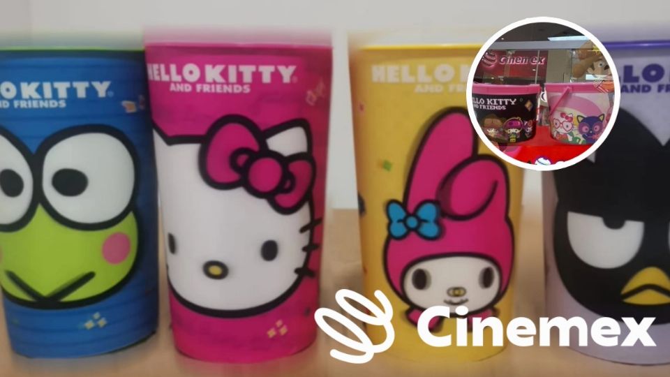 La colección de Cinemex x Sanrio llegará muy pronto.