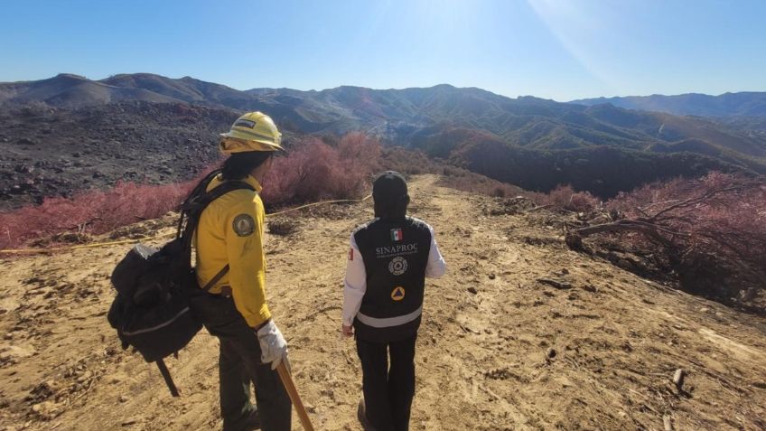 Refuerza Delegación Mexicana combate a incendios en California