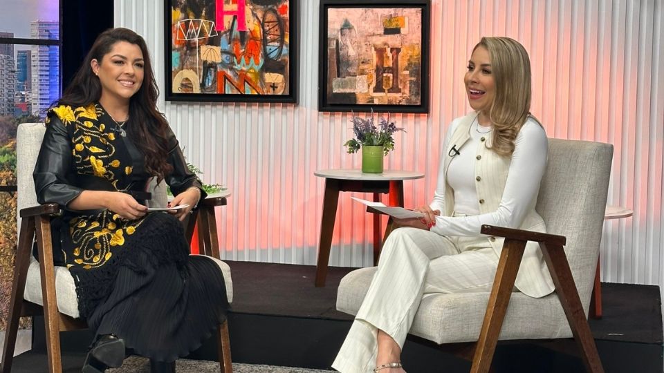  Daniela Cordero Arena, directora General de FONDESO, en entrevista para el programa de 'Reporte H con Blanca Becerril', en El Heraldo Televisión.