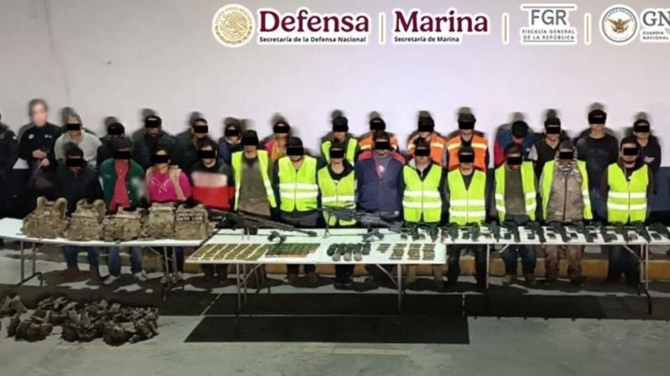 La detención se logró gracias a la Sedena y la Fuerza Civil de Nuevo León, con información del Centro Nacional de Inteligencia, junto al gabinete de seguridad de la Semar, la FGR, la GN y la SSPC.