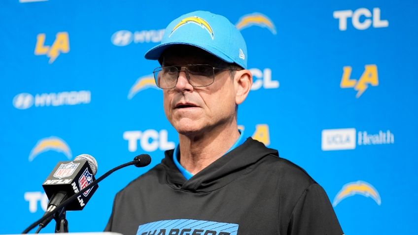 Jim Harbaugh, head coach de Los Angeles Chargers, se someterá a cirugía de cadera