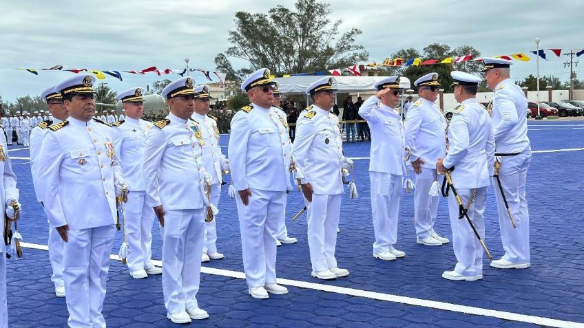 La Primera Zona Naval realiza Ceremonia de Entrega-Recepción del Mando de Armas