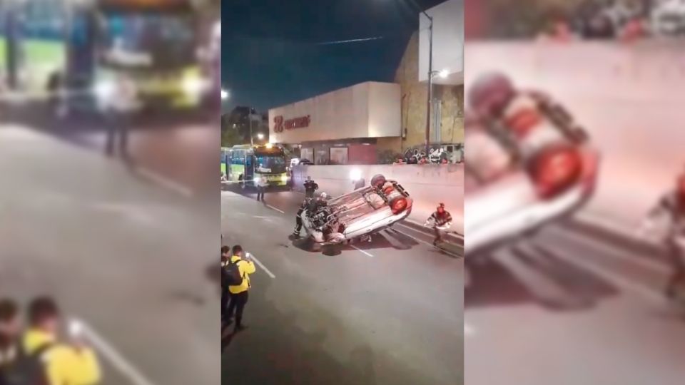 Solo el conductor resultó lesionado en este accidente.