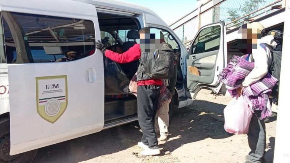 Los adultos fueron trasladados, con apoyo de la Guardia Nacional, a la Estación Migratoria