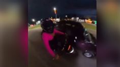 ¿Quién tuvo la culpa? Motociclista graba su propio accidente, VIDEO abre debate en redes