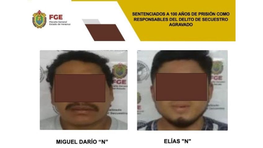 Dan un siglo de prisión a dos secuestradores