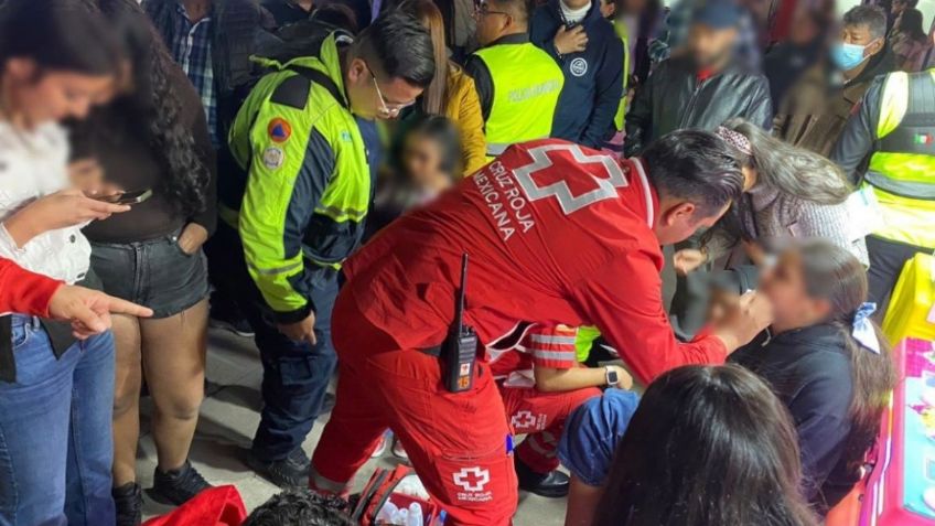 Falla mecánica en juego de feria provoca lesiones a cuatro menores de edad