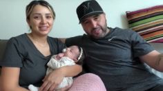 Mike Salazar y Brenda Garza, comparten actualización sobre la salud de su bebé tras ser hospitalizada por una bacteria