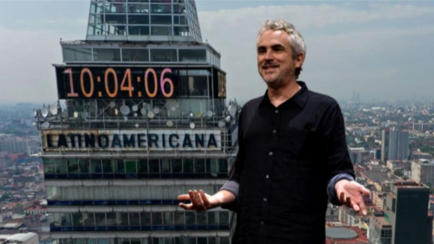 La icónica comedia romántica de Alfonso Cuarón que fue filmada en la cima de la Torre Latinoamericana, y está en Netflix