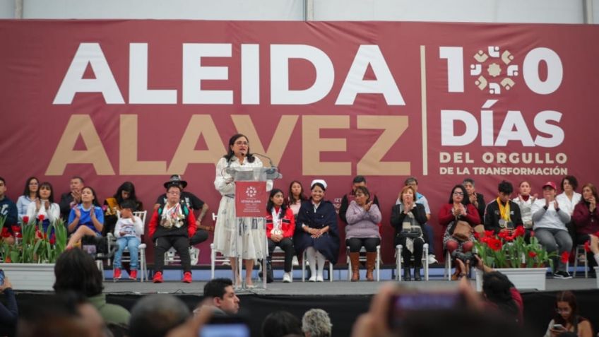 Aleida Alavez presenta informe de 100 días al frente de Iztapalapa